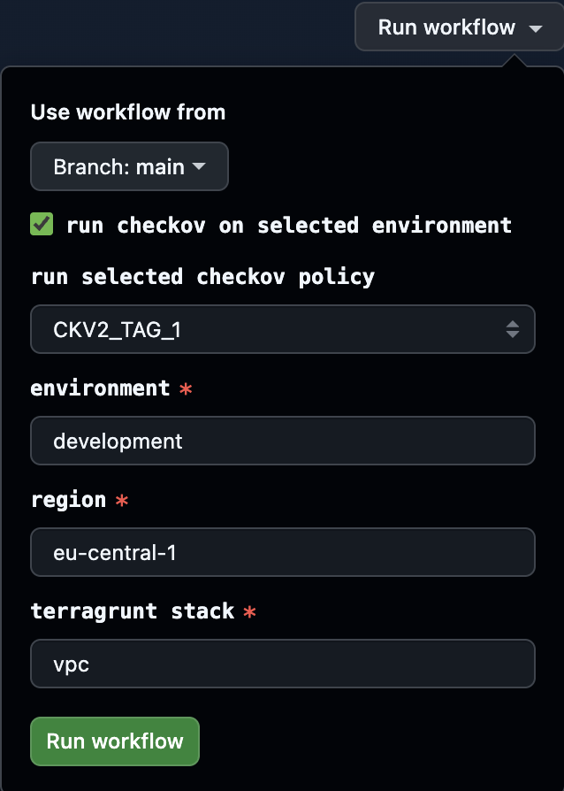 GitHub Actions workflow futtatása
