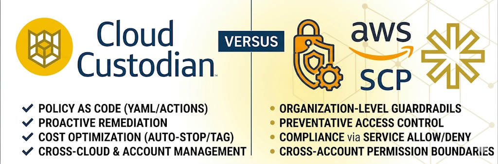 Cloud custodian vs AWS SCP - 2. figure